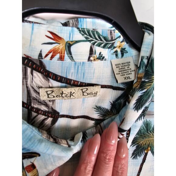 Batch‎ Bay size XXL Hawaiian Shirt Vacation - Picture 3 of 5